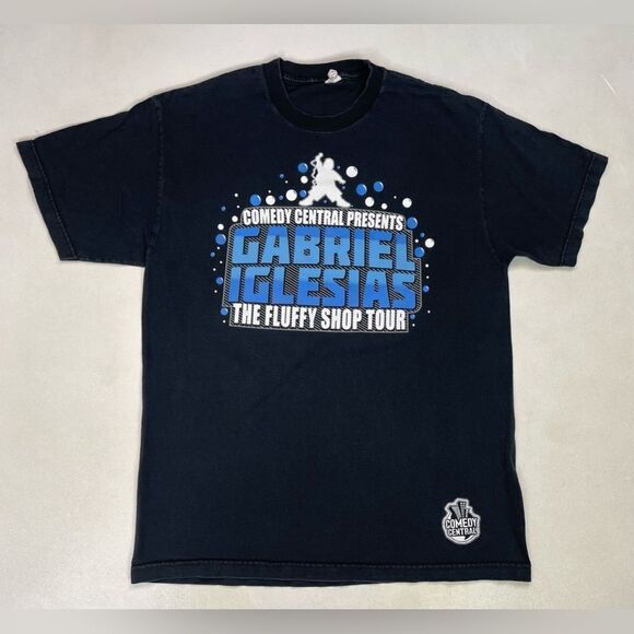 Gabriel Iglesias Comedy Central The Fluffy Shop Tour 2010 T-shirt Men Large - Picture 1 of 7